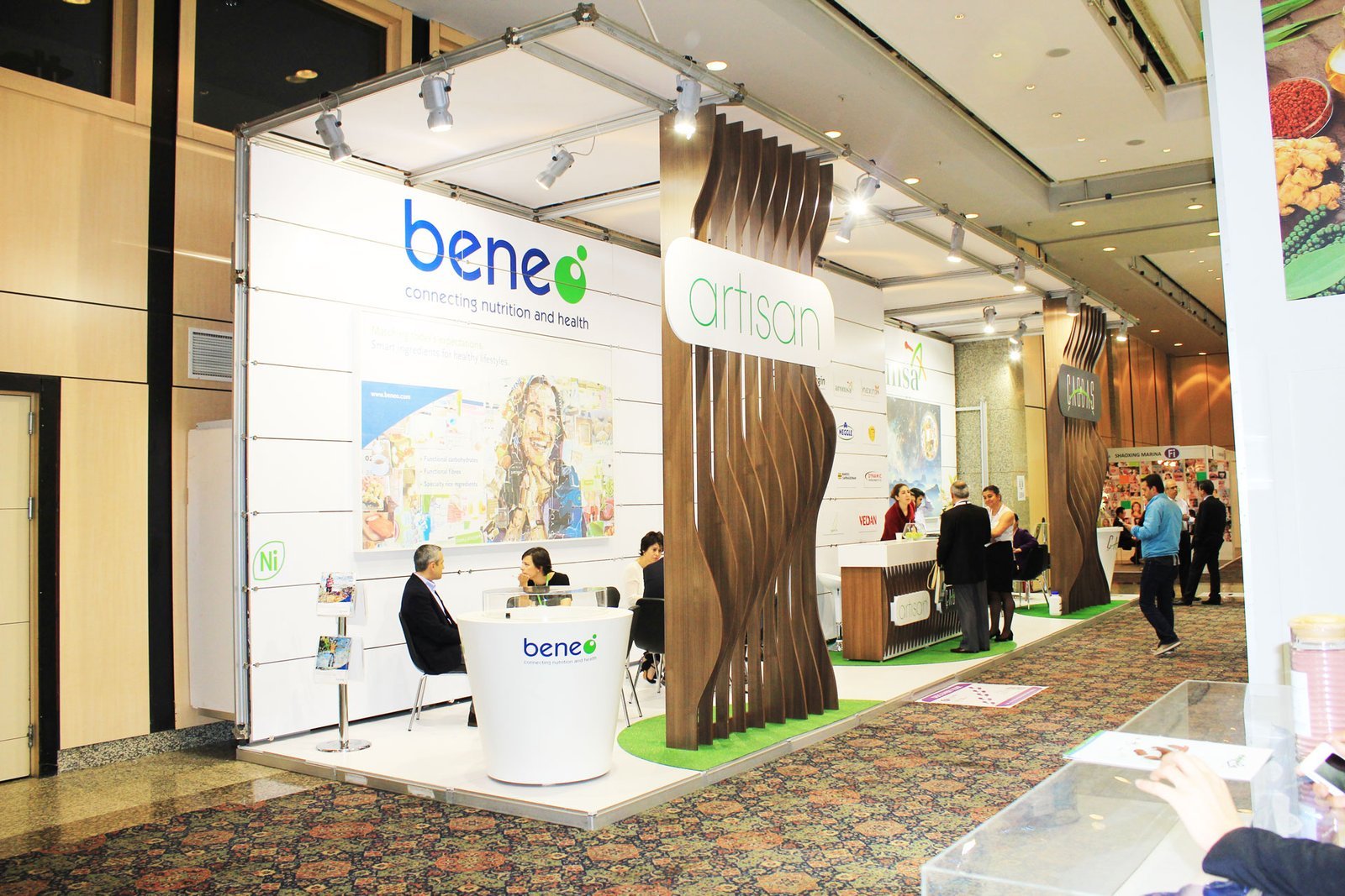 Artisan bespoke ahşap stand uygulaması