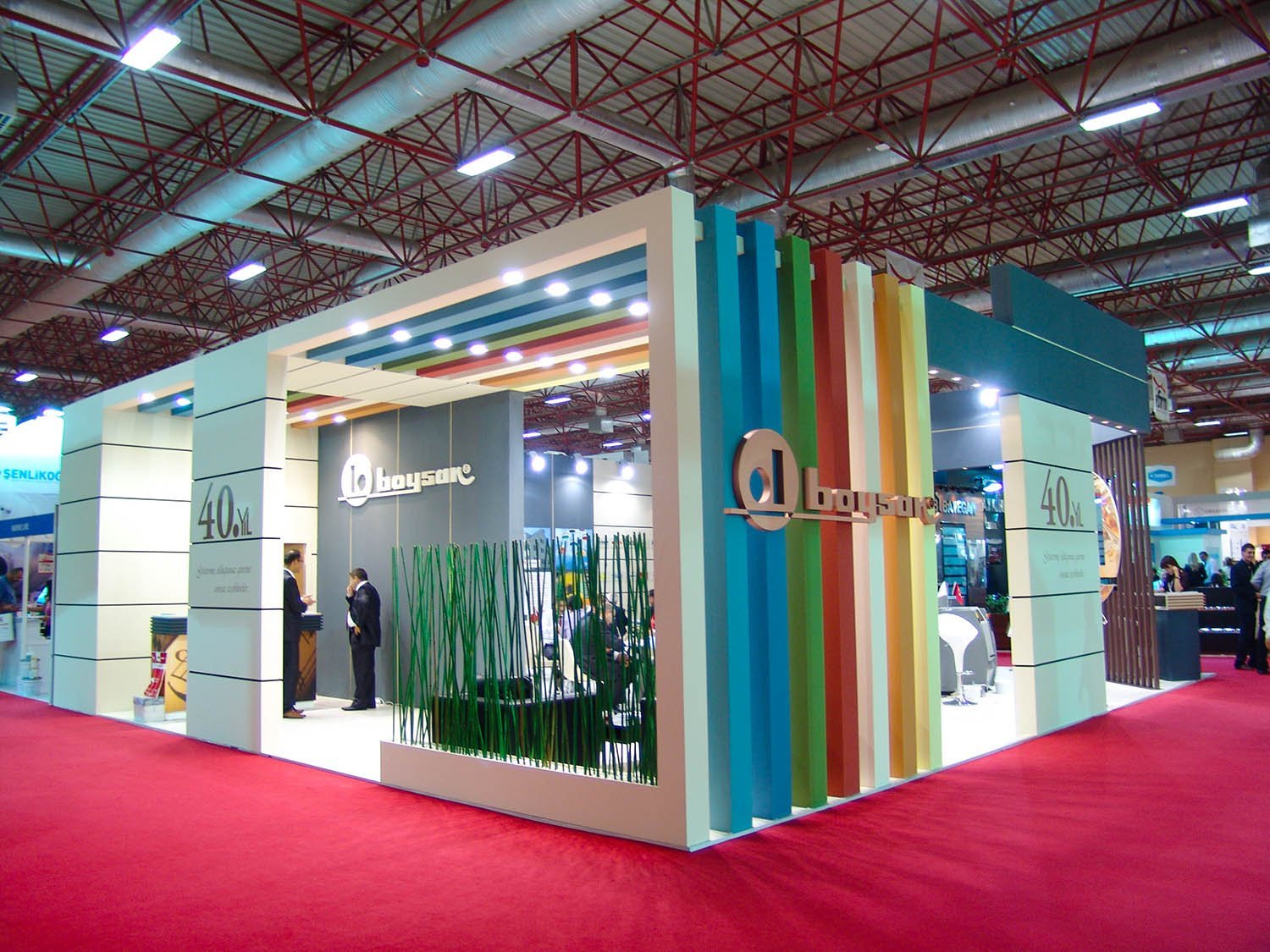 Boysan modüler stand teslim