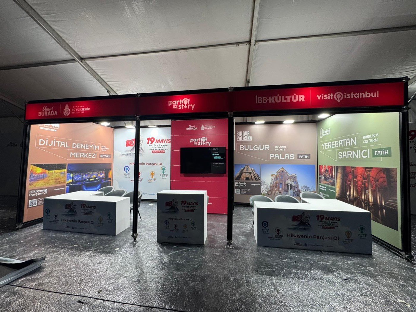 Visit Online — Modüler Stand
