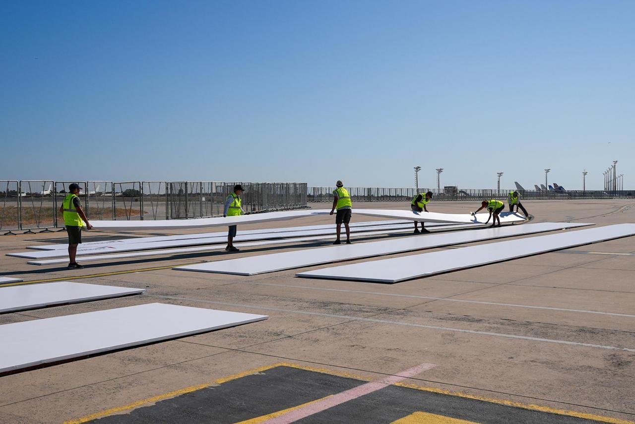 Düzey Fuar saha kurulumu — panel uygulaması